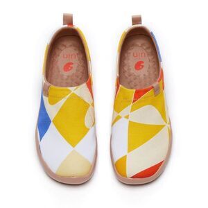 UIN Women's Canvas Slip-On Ladies Travel Shoes (Crossover Toledo)